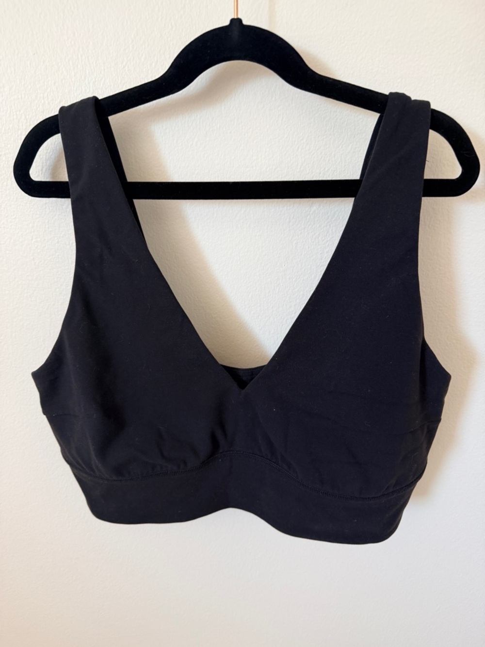 lululemon Align V-Neck Bra C/D Cup Black Size 12